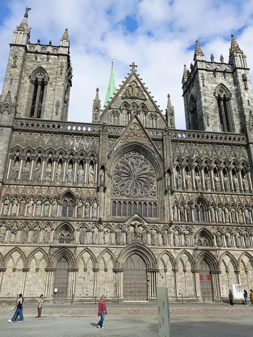 La cattedrale di Nidaros a Trondheim